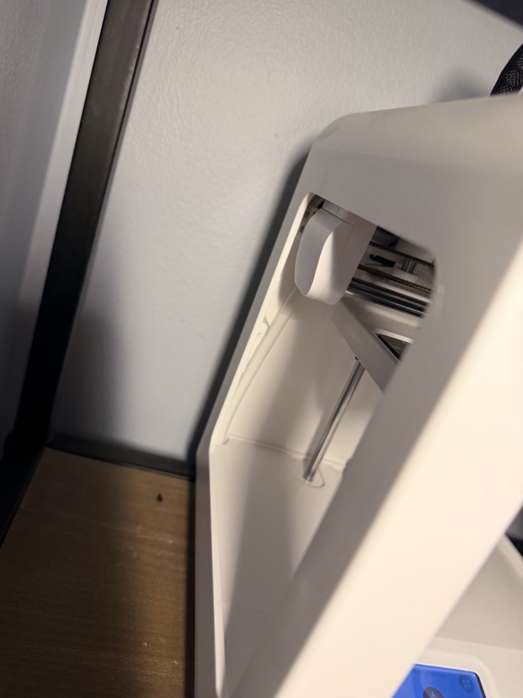 toybox 3d printer alpha 2 with power cable and accessories.