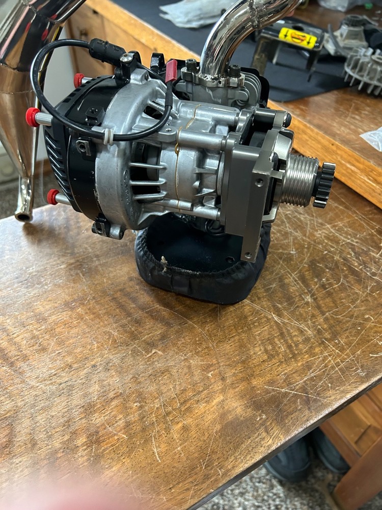 ZENOAH G320RC 32CC ENGINE WITH BARTOLONE MOD TOPEND AND BARTOLONE TUNED PIPE