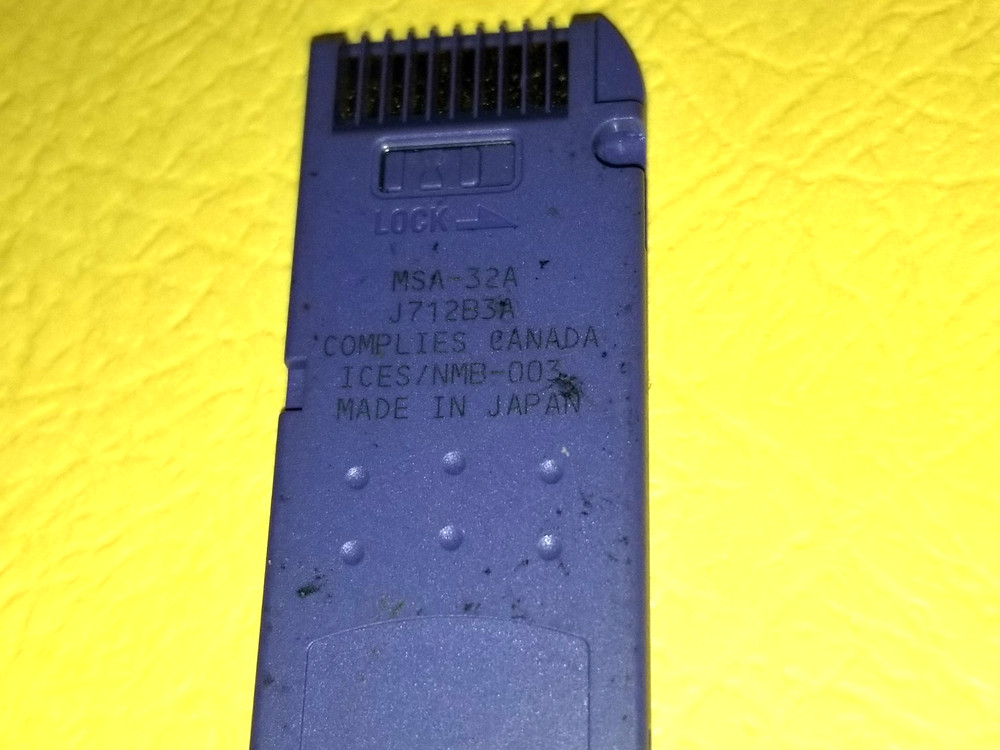 Sony 32 mb Memory Stick Card