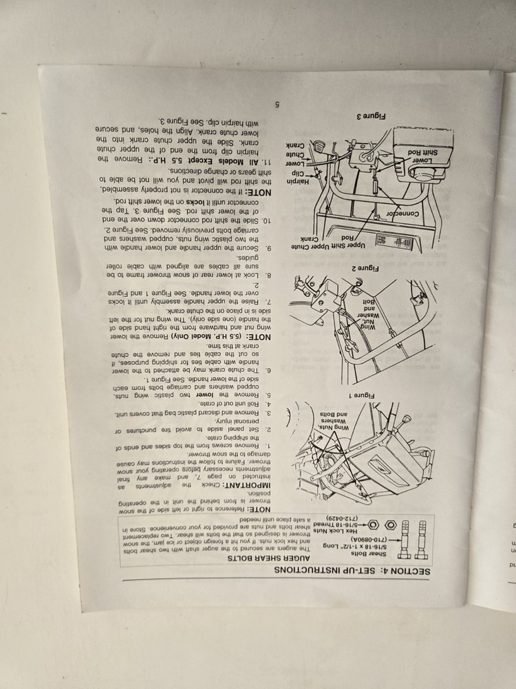 White By MTD Models E623D, E633E, E653F, E663H Snowblower Operator's Manual