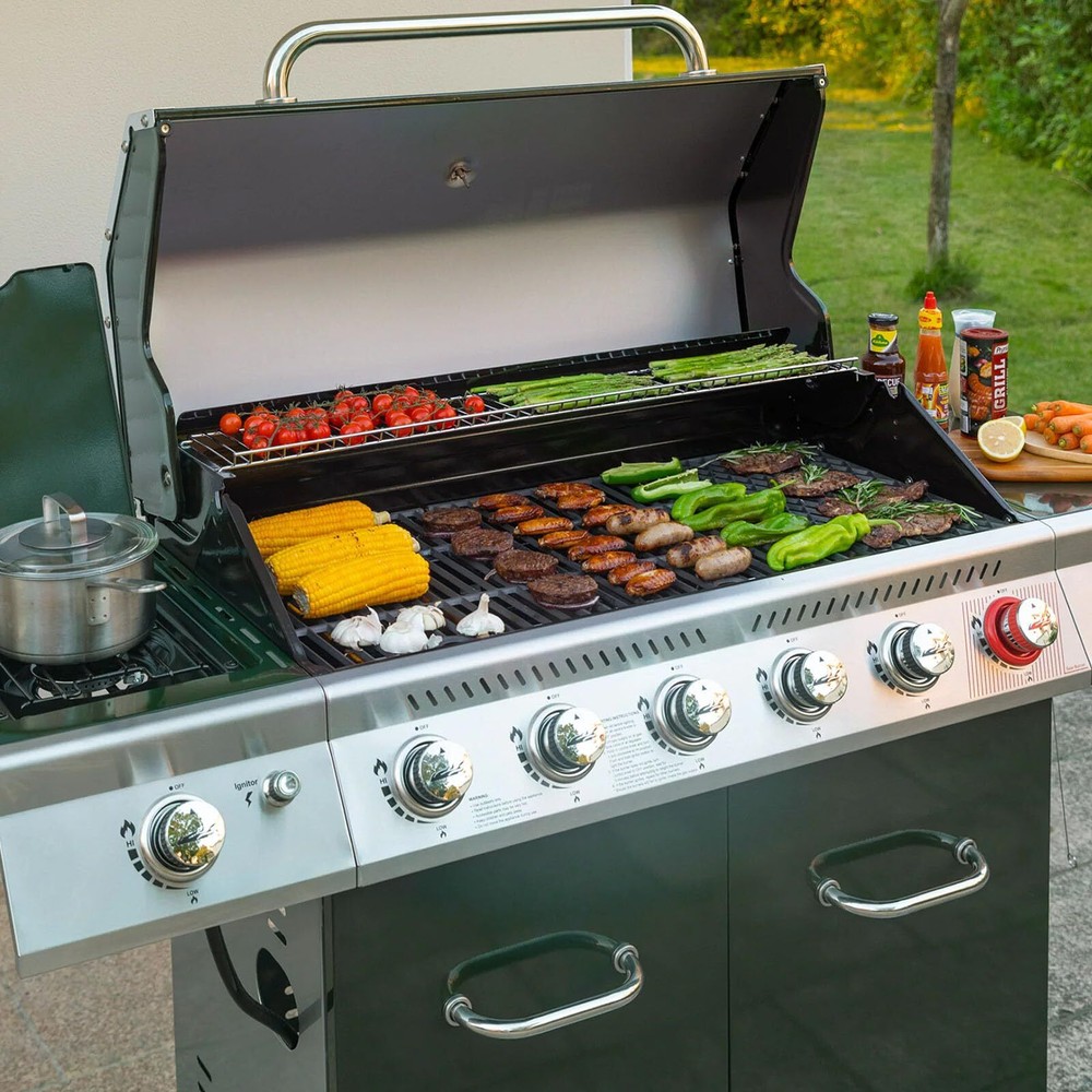 Gas Grill Electronic Ignition Module 7 Outlet Push Button Switch Igniter DHL-...