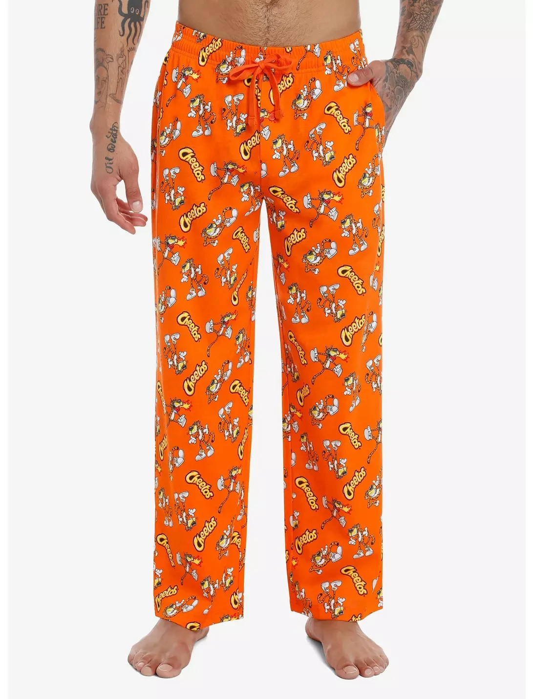Cheetos Chester Cheetah All Over Print Mens Lounge Pajama Pants NWT Medium