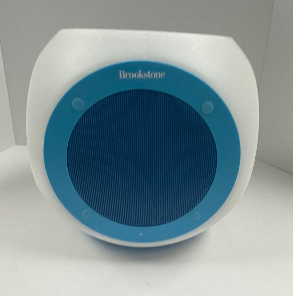 NIB Brookstone Eluma Cube Bluetooth Speaker, LED Audio Light Show (See Info)