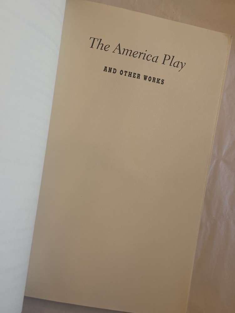 THE AMERICA PLAY Suzan-Lori Parks - Play Script