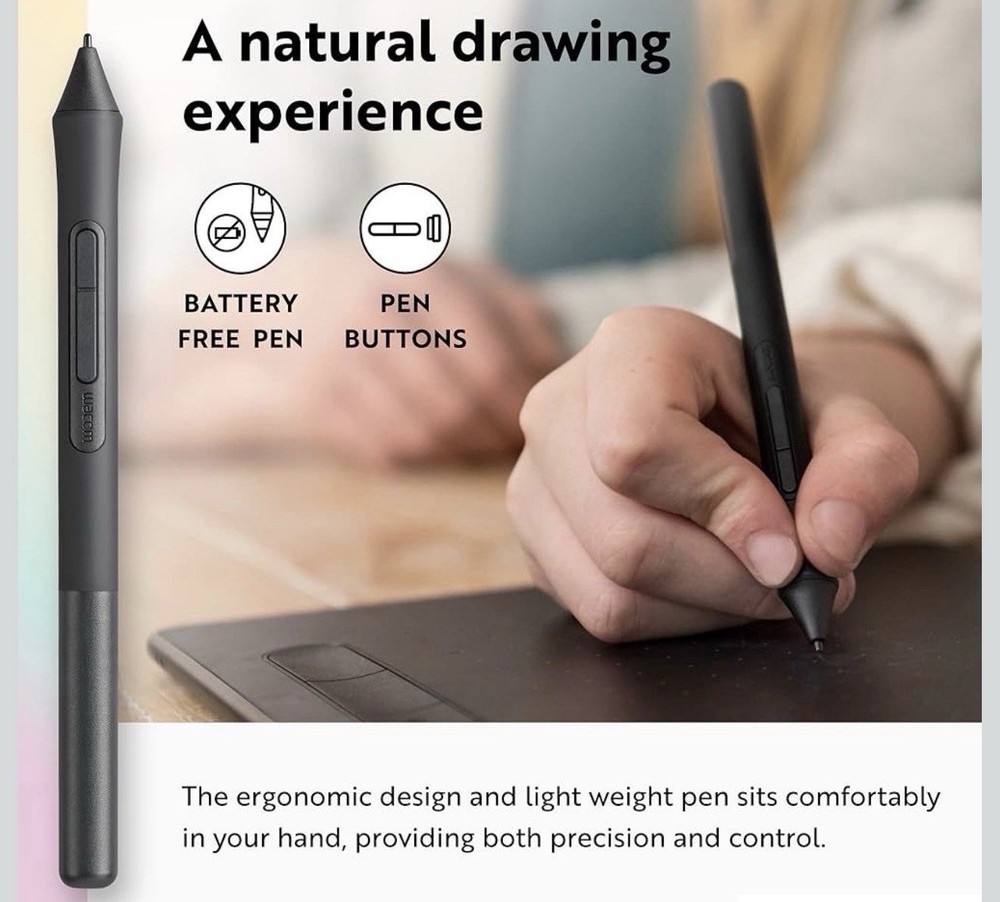 Wacom Intuos Medium Bluetooth Tablet with extras - OPEN BOX - model: CTL6100WLE0