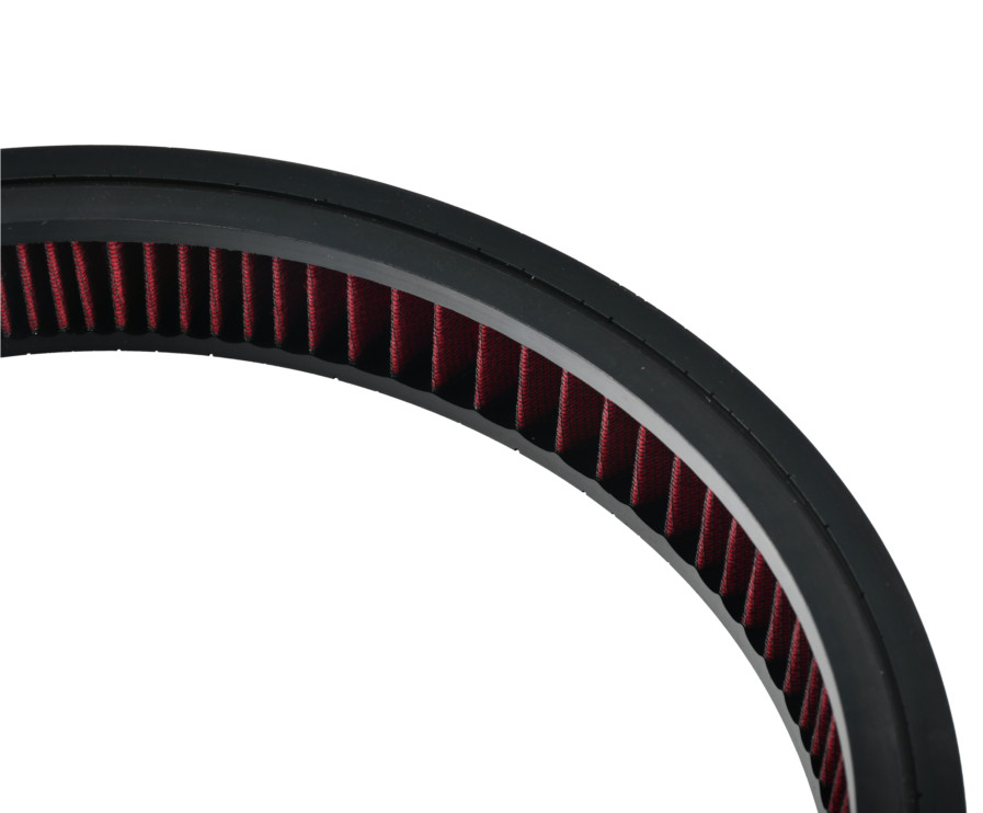 14" X 2" Washable & Reusable Round Air Cleaner Filter Element Replacement Red