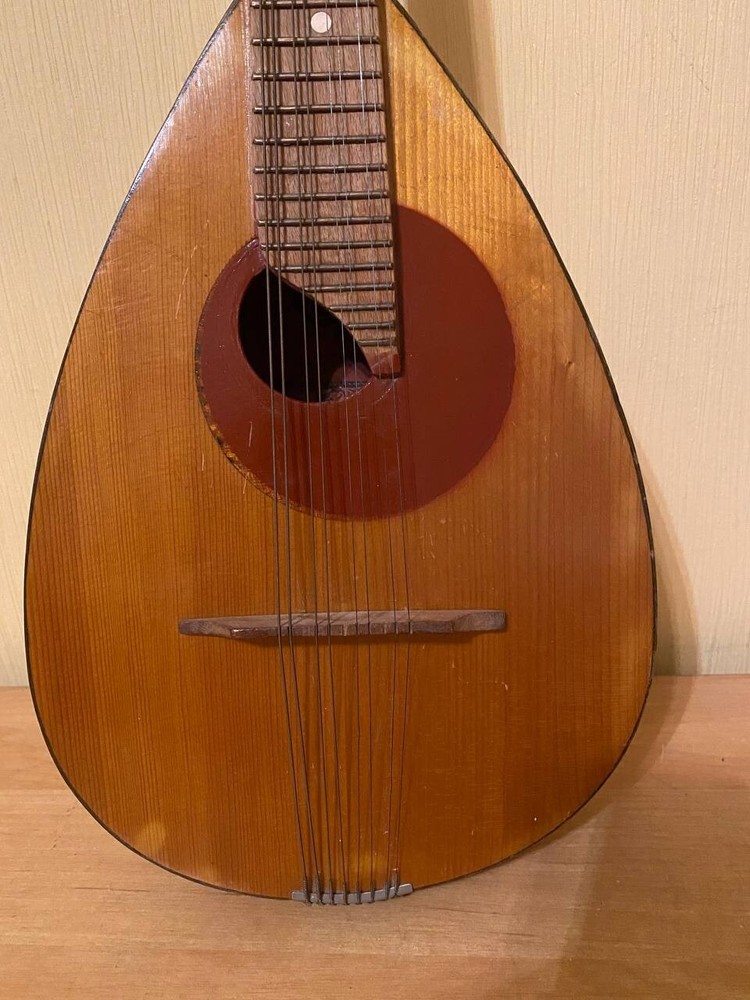 Mandolin USSR Soviet Folk Instrument 8 String Vintage