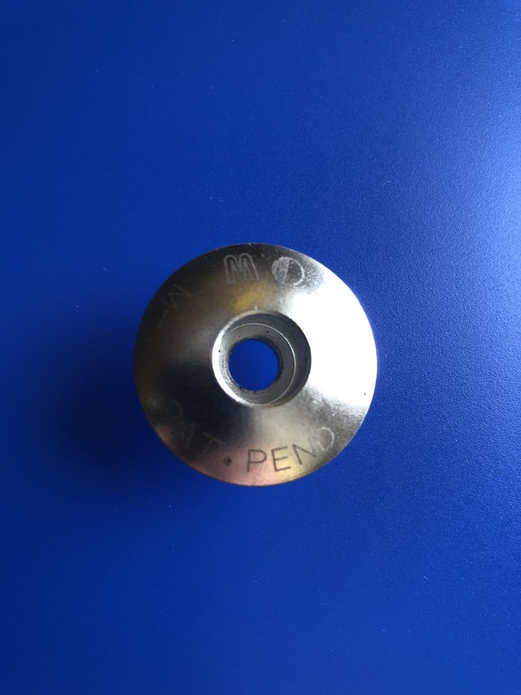 Modus M-7 Threadless Bicycle Headset Stem Cap 1 1/8" Silver Pre-Owned