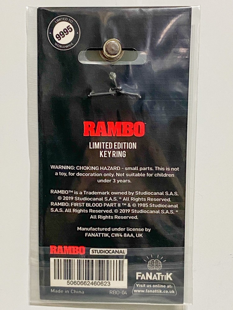 Rambo Limited Edition Keyring Keychain