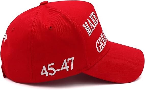 Baseball Cap for Trump 2024 45-47 MAGA Hat Make America Great Again with US Flag