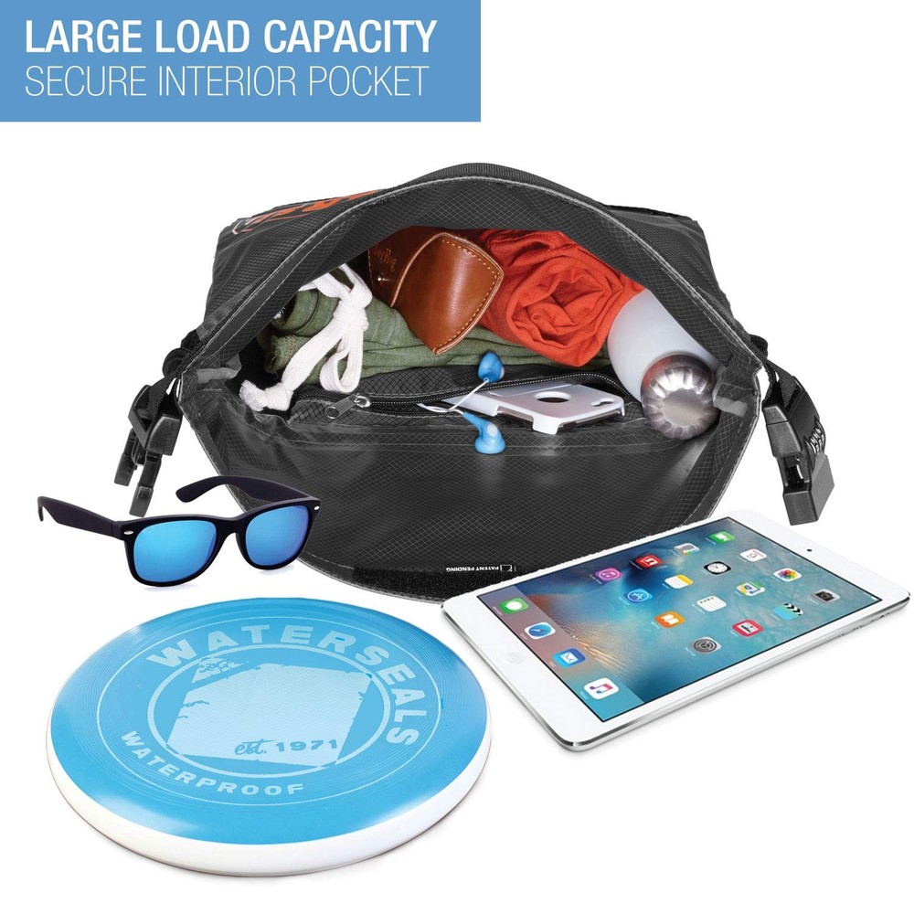 WaterSeals Locking Backpack | Waterproof Bag | Anti-Theft Combination Lock | ...