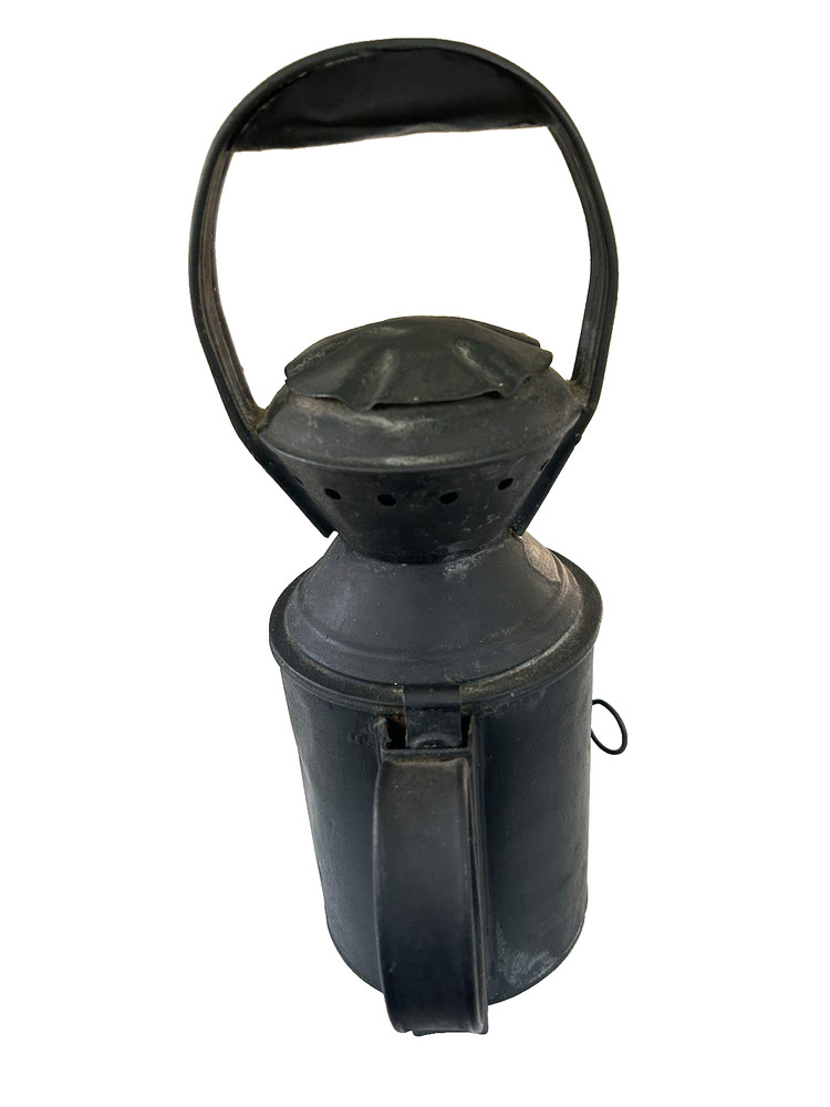Antique Railway Lantern with burner and wick