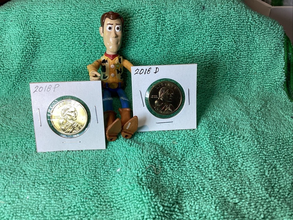2018 P & 2018 D 1💰SACAGAWEAS UNCIRCULATED