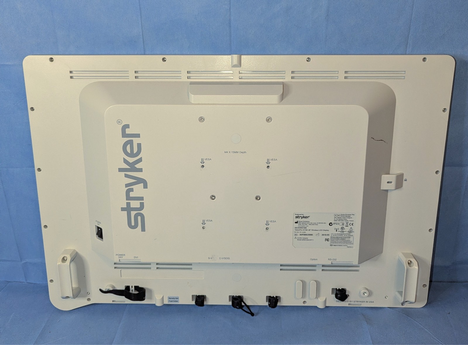 Stryker VisionPro SYNK 26" Wireless LED Display w/Power Suply (REF: 240-031-000)
