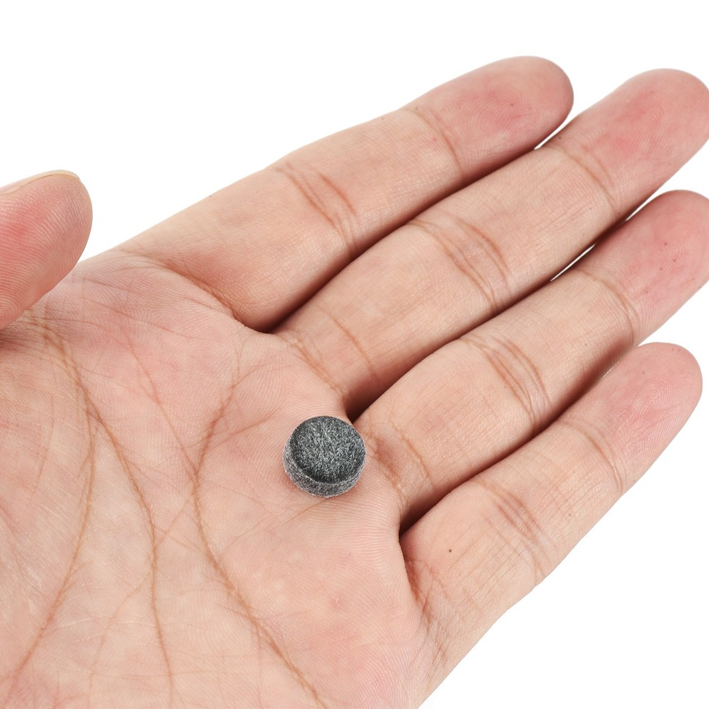 11mm Billiard Slide Stick Tips, 20pcs Replacement Tips, Grey