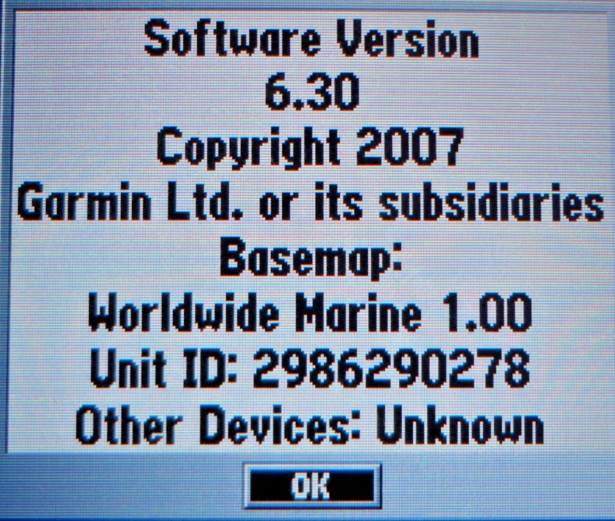 GARMIN GPSMAP 182C MARINE CHART PLOTTER FISHFINDER GPS UNIT w/ KNOBS & COVER