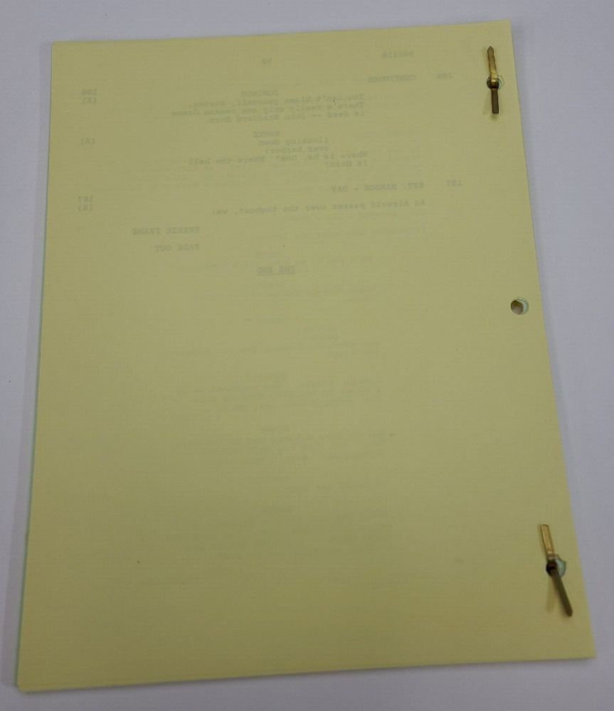 AIRWOLF / Stephen A. Miller 1985 TV Script, Jean Bruce Scott "Discovery"