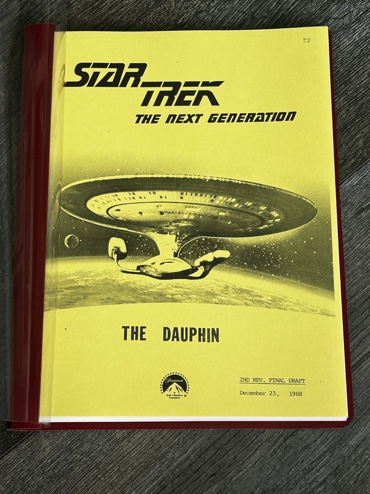 STAR TREK Script The Next Generation Dauphin 2nd Revision Final Draft Dec 1988