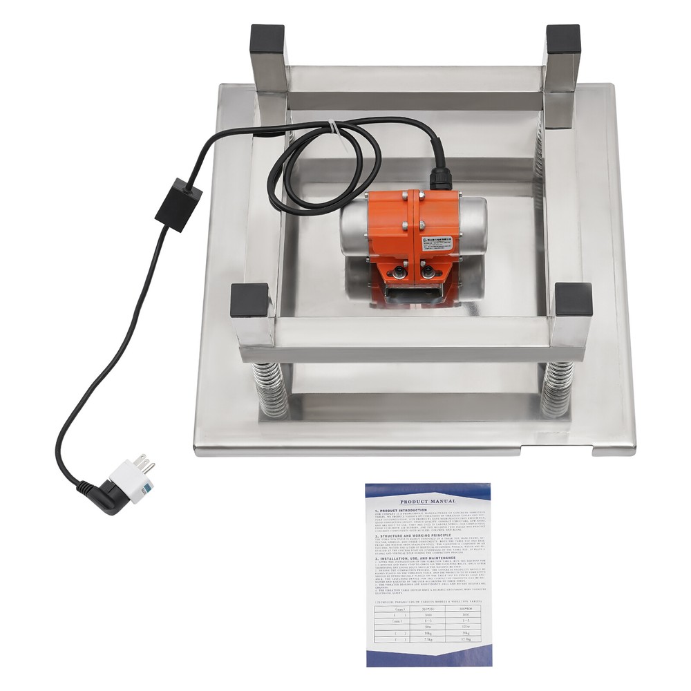 Small Concrete Vibration Table Vibrating Test Bench compactor Platform 120W