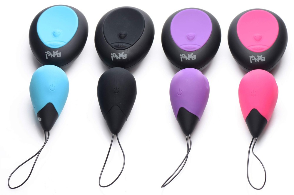Bang! 10X Silicone Vibrating Egg - Blue