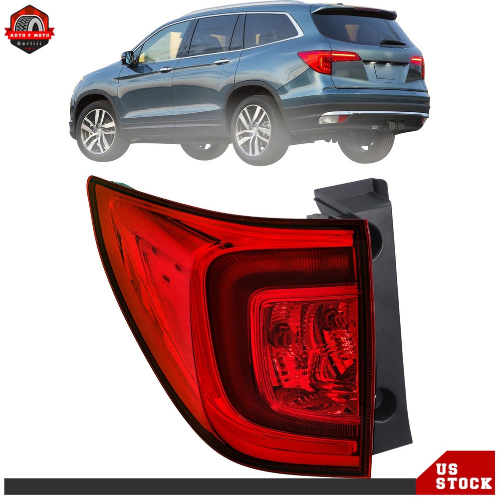 For Honda Pilot SUV 2016-2018 Factory LED Rear Tail Light Lamp Outer Driver Side