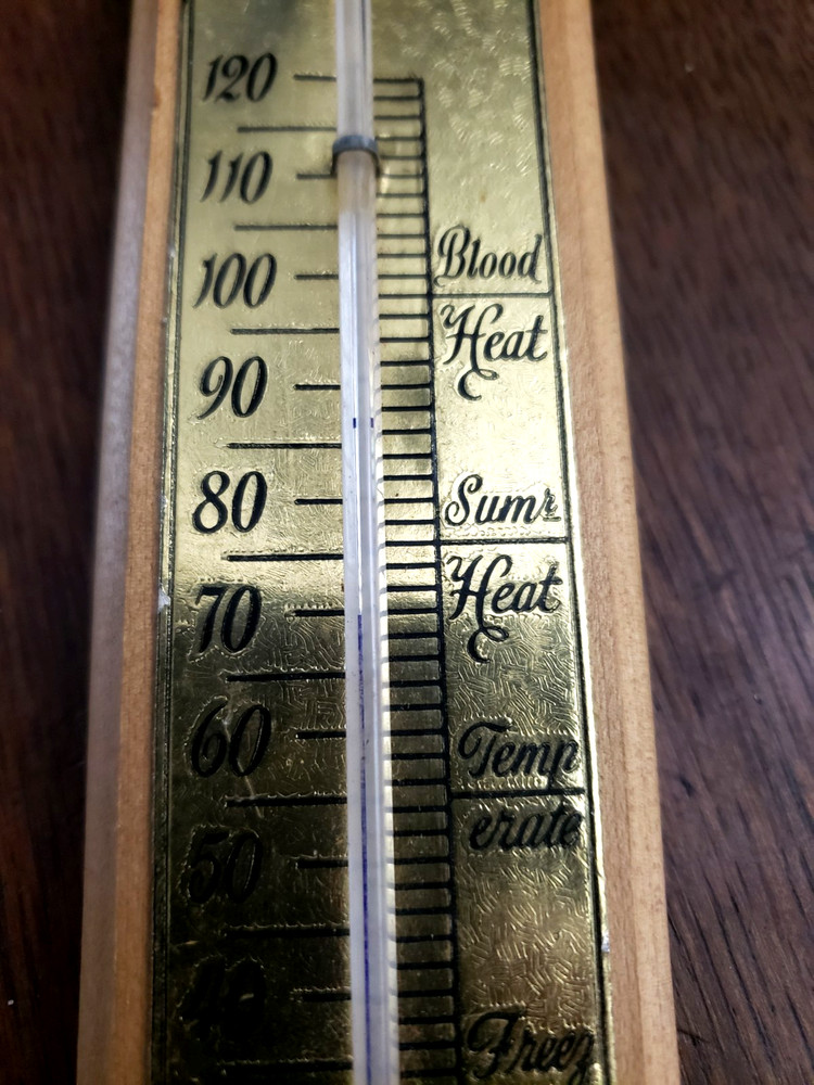 Vintage Testrite Thermometer Clean. Works