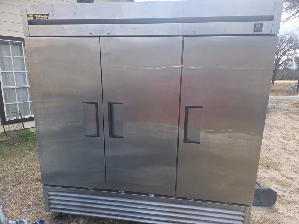 true stainless steel door refrigerator