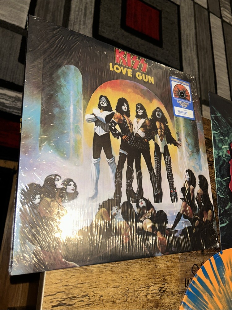 Kiss -Love Gun(1977) [Tangerine/Aqua Splatter LP Record, 2020 RE) Ace Frehley
