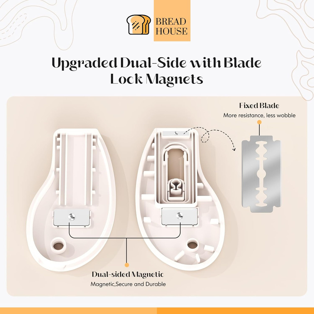 Bread Lame Sourdough Scoring Tool Extractable & Magnetic Bread Scoring Tool