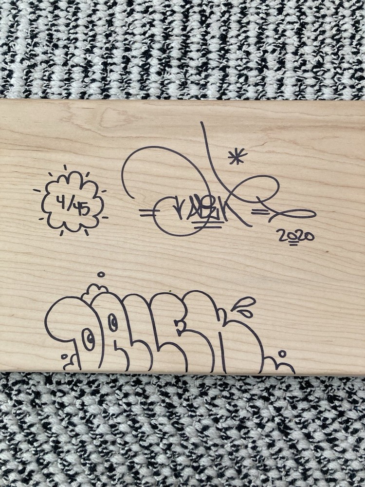 Dalek Signed Space Monkey Ritualistic Skateboard Deck Limited Edition /45