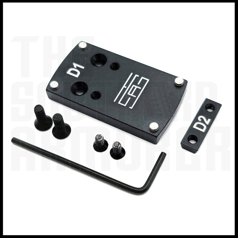 REAR SIGHT OPTIC MOUNT ADAPTER PLATE FOR GLOCK® TO MOUNT RED DOT OPTIC