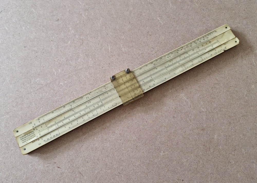 Vintage Simplon Bilateral 413308 Engineering Slide Rule