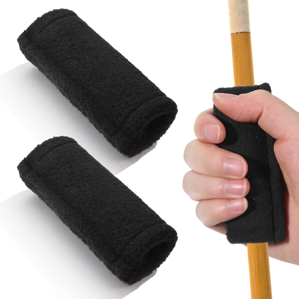 Macuezu 2 Pcs Billiards Pool Slicker, Pool Cue Slicker Cloth, Snooker Cleanin...