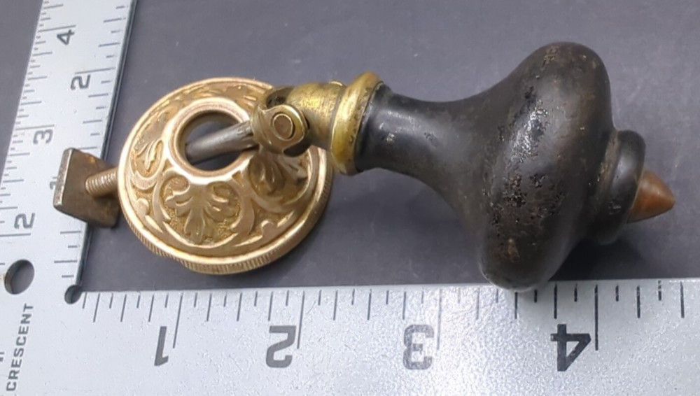 RARE ANTIQUE TEARDROP WALNUT EBONIZED VICTORIAN PULL PRICED PER PULL BEAUTIFUL