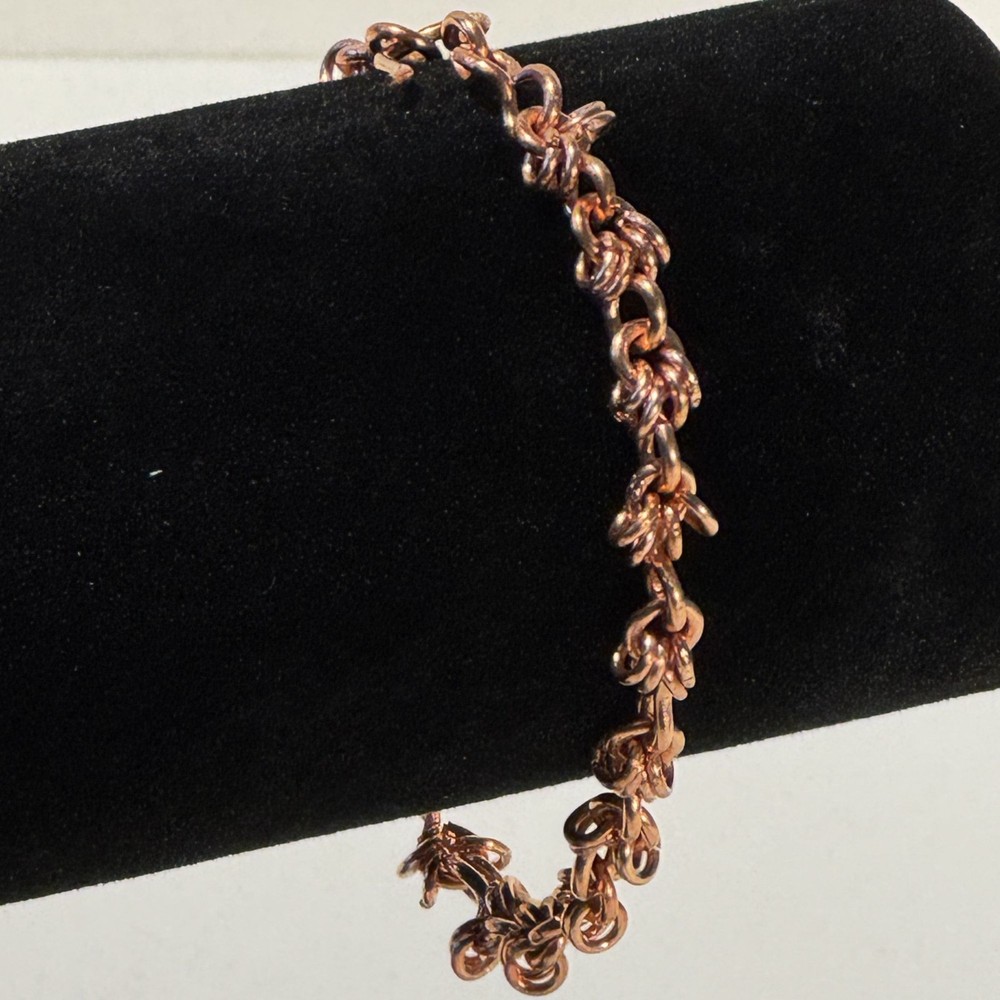 2 HAND CRAFTED COPPER BRACELETS- EACH UNIQUE (6265,6269)