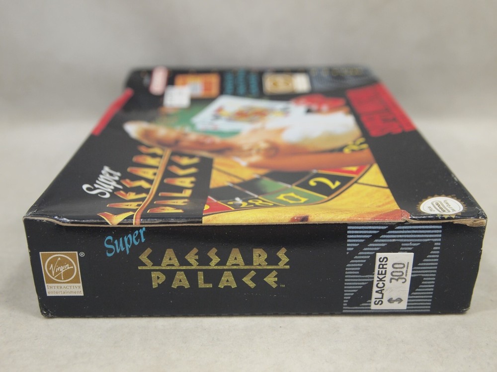 Super Caesars Palace (Super Nintendo | SNES) Authentic BOX ONLY