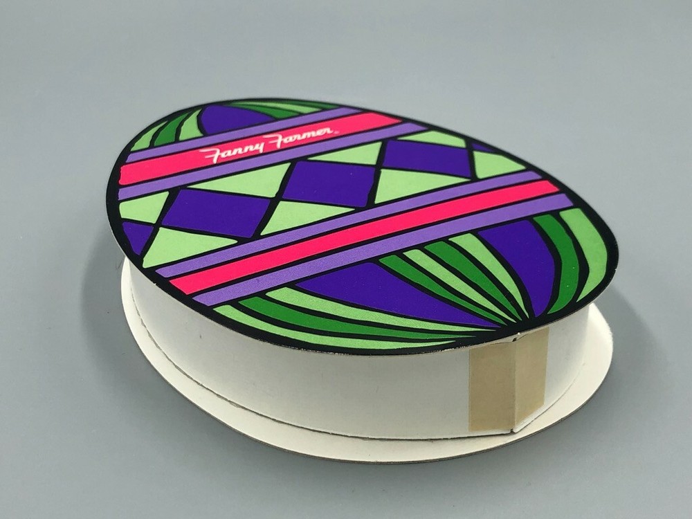 c 2000 FANNY FARMER Candy EASTER EGG Chocolate Box Container