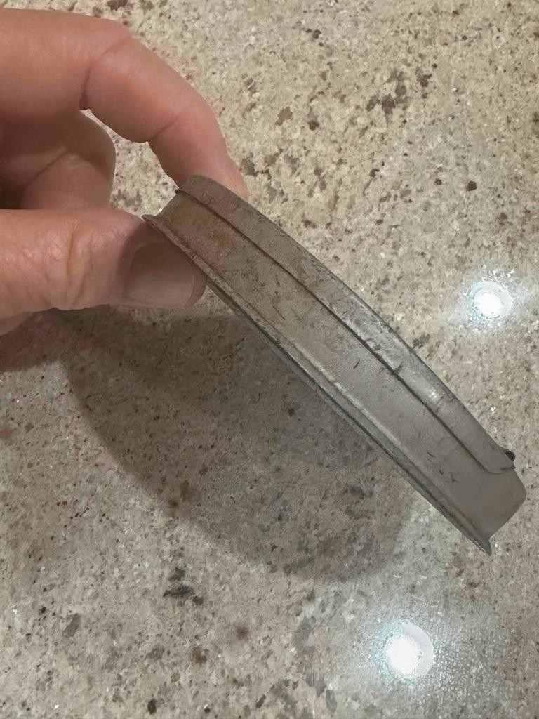 Vintage Aluminum 4" LEADER BOX Embossed Lid For Fly Fishing Leader Line