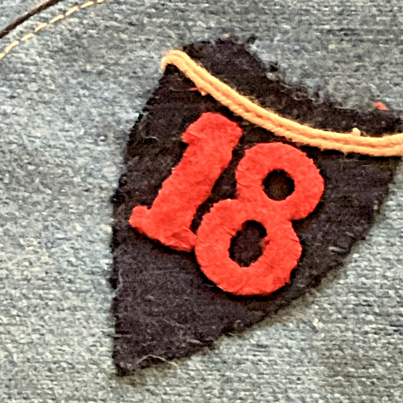 RARE FRENCH POILU BONNET (Cap Hat) 18th REGIMENT