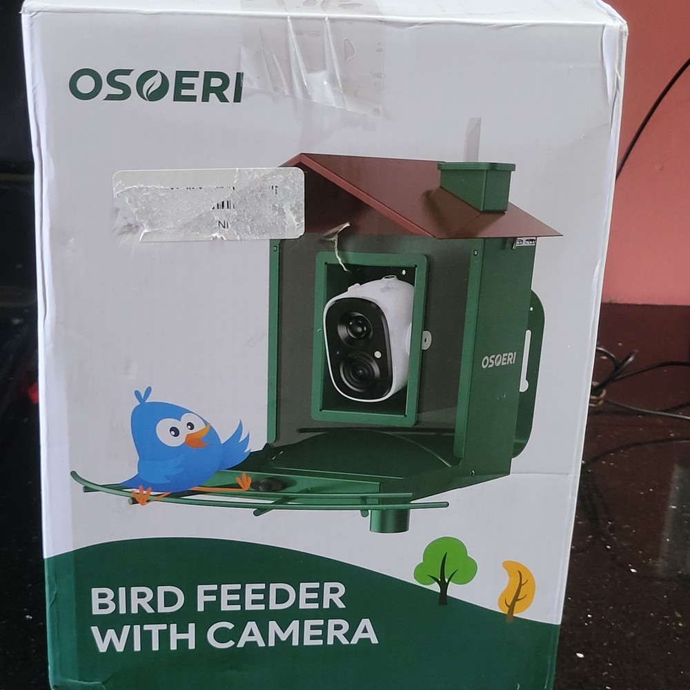 Birds Feeder With Smart Camera AI Identify Auto Capture Bird Motion Detection
