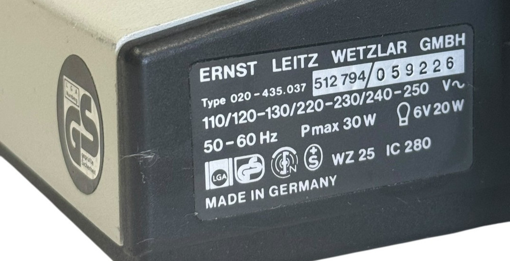 Leitz Laborlux D Microscope Trinocular Oil 50x DPlan Illuminator Germany