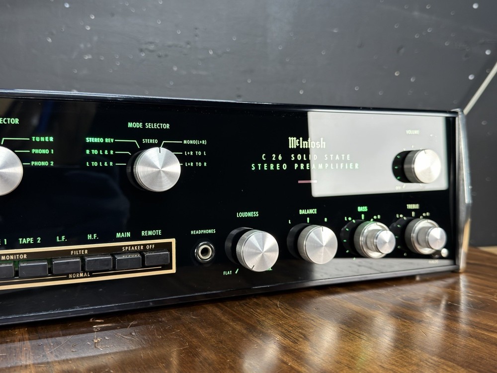 Mcintosh C26 Vintage Solid State Stereo Preamplifier