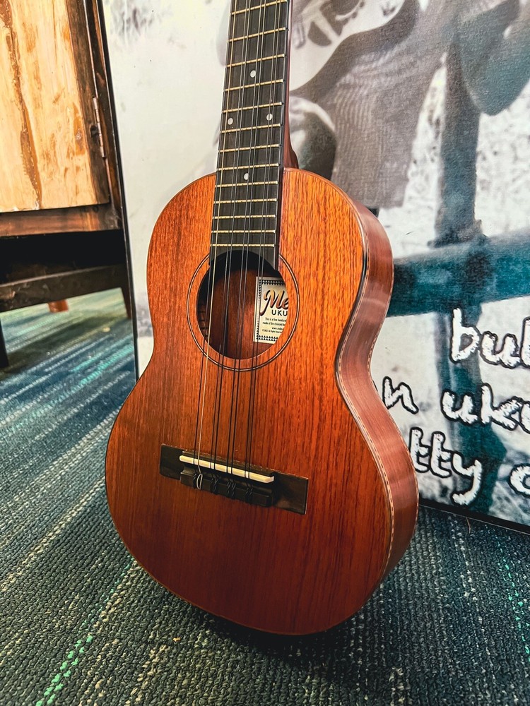 MELE HANDMADE SOLID MAHOGANY 8-STRING TENOR UKULELE