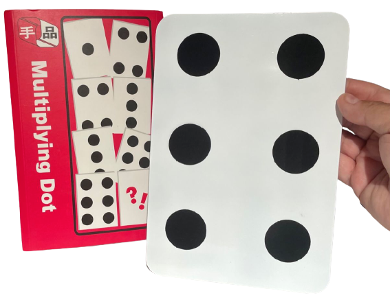 Metal MULTIPLYING DOTS CARD Magic Trick Next Dubious Moving Hopping Crazy Spots