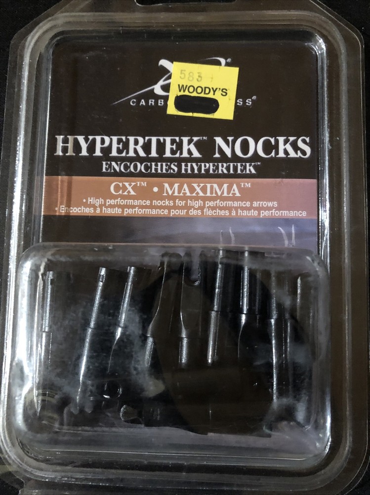 Carbon Express Archery CX Maxima TM HyperTek Nocks - Black Model W3422