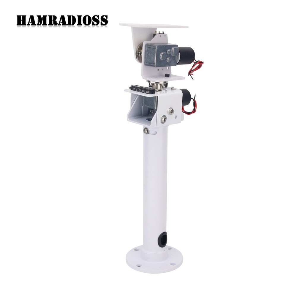 Dual Axis Solar Tracker Controller w/ Remote Control + DC 2 Axis Gimbal for