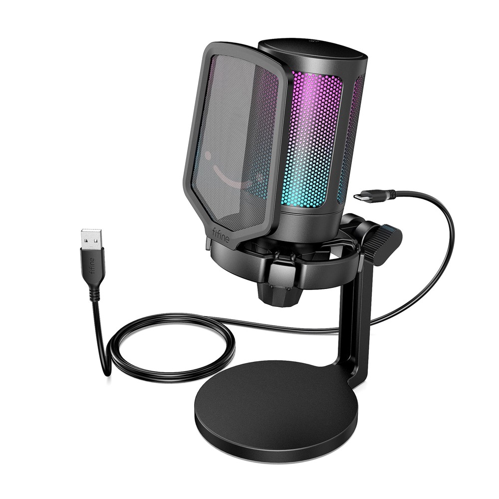 COMPUTER PC MICROPHONE Gaming PS4 PS5,USB Condenser Desktop Mic Live Streaming