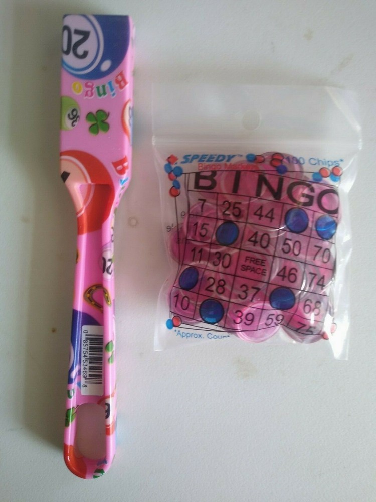 Bingo Designer Magnetic Wands Chips Sets Assorted Colors