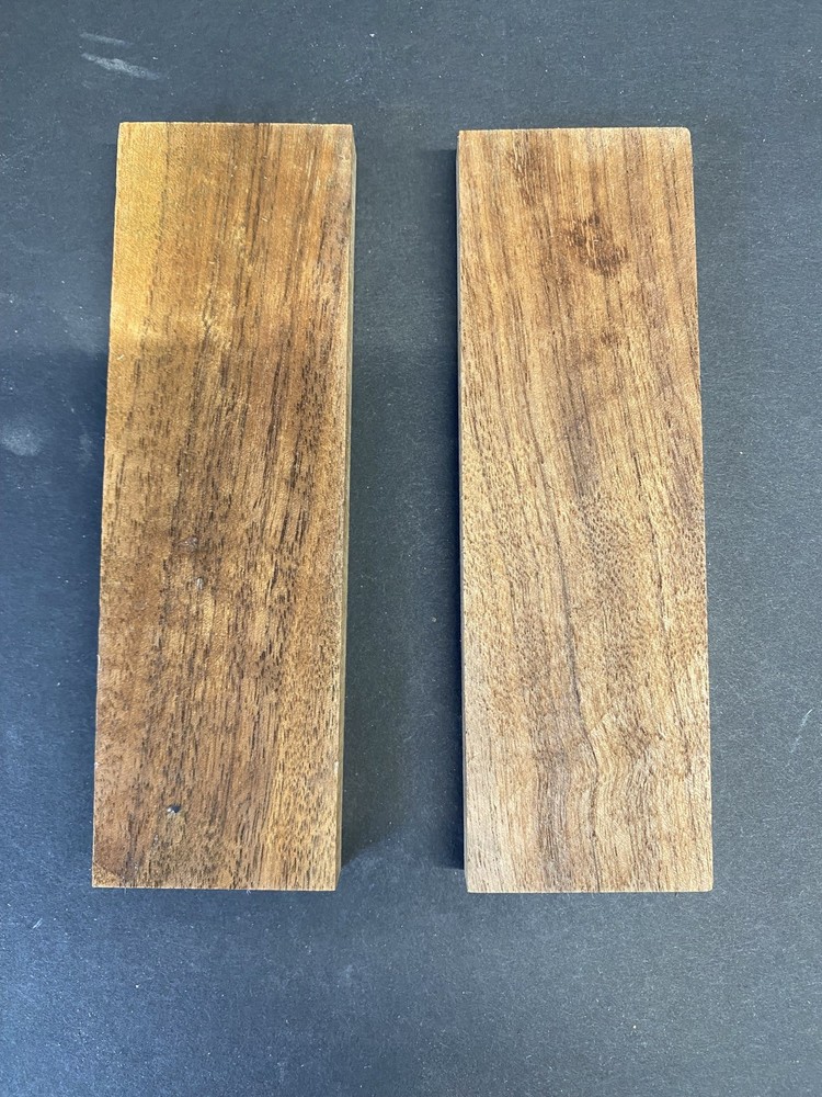 Walnut Knife Scales Bookmatched Set For Knife Making