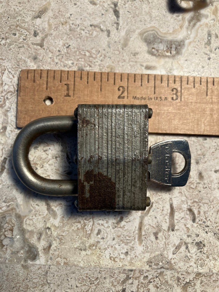 Master Lock Padlocks 3x With 1 key each